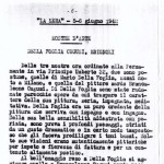 Art exhibition. Della Foglia, Cugusi, Brignoli, in "La Sera", Milan, 5-6 June 1942