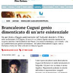 Vittorio Sgarbi enhances the genius of Brancaleone Cugusi da Romana